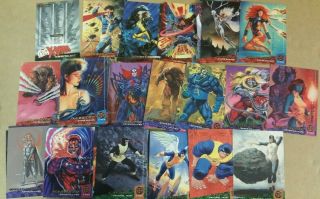 1994 Fleer Ultra X - Men Marvel Comics 150 Complete Card Set Wolverine Magneto