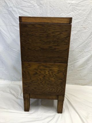 Antique Oak File Cabinet Shaw Walker 6 - drawer Stacking Tiger Oak 3