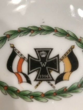 First World War German Imperial Iron Cross 1914 Commemorative Plate