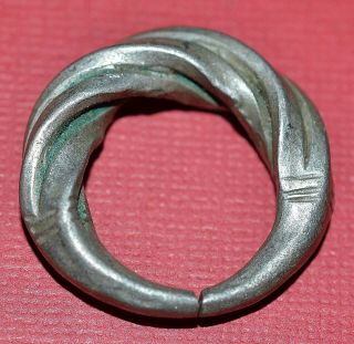 Antique African Tuareg Tribe Spiral Metal Tribal Ring Niger,  Africa Ring Size 7