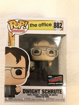 Nycc 2019 Funko Pop The Office Dwight Schrute Official Sticker - In Hand