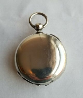 1877 Waltham Pocket Watch,  William Ellery,  18s,  11 Jewel,  Silver,  For Repair 2