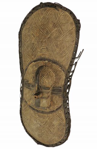 Songye Shield With Kifwebe Mask Icon African Art Was $450.  00