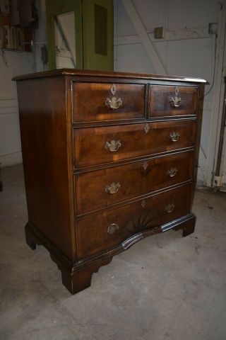 Antique Federal Chippendale Style Bedroom Chest Of Drawers Primitive Furniture