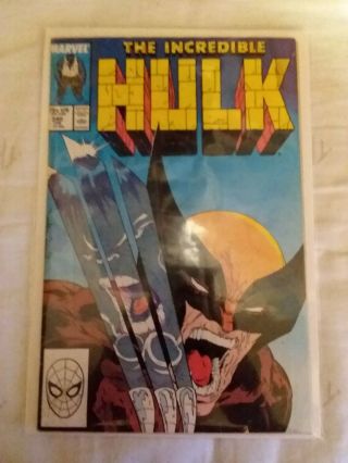 The Incredible Hulk 340 (feb 1988,  Marvel) Mid Grade Key Book Mcfarlane Art