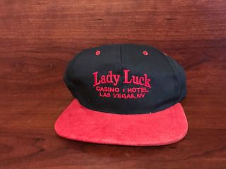 Vintage Lady Luck Casino Hotel Las Vegas Snapback Hat