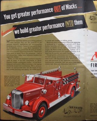 1948 Ad (j20) Mack Mfg.  Corp.  Fire Apparatus Div.  L.  I.  City,  Ny.