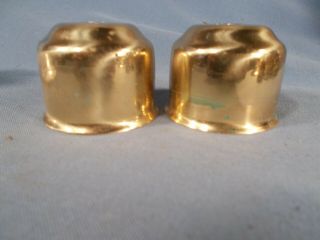Vintage Brass Cup Spacers for Electric Lamp part or Candle 1&3/8 inches tall 2