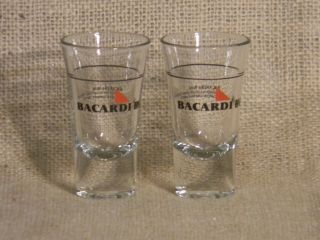 Bacardi Black Shot Glasses Set Of 2