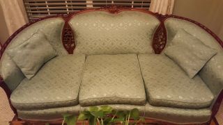 Vintage Victorian Style Couch And Chair