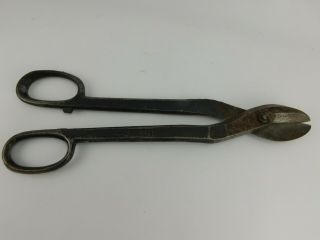 Large Vintage Antique 17” Wiss Scissors Sheet Metal Shears Tin Snips
