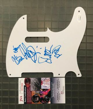 The Fixx (band) Signed Autograph Tele Guitar Pickguard X5 Jsa Auto