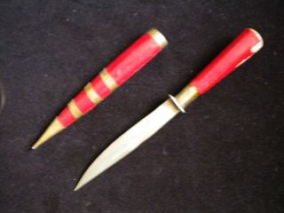 Tuareg Dagger Knife North Africa Sahara Engraved