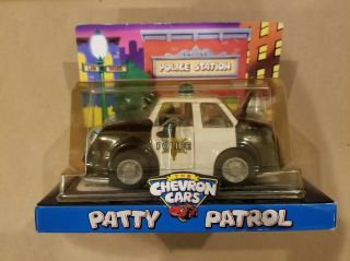 The Chevron Cars Patty Patrol 1997 Vintage Toys Nib