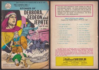 Philippine National Bible Classic Illustrated Comics Stories Of Debbora.