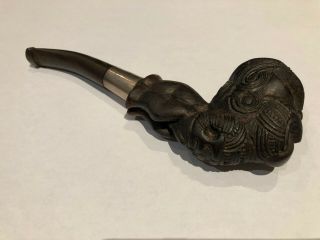 Old Maori Tobacco Pipe - Zealand