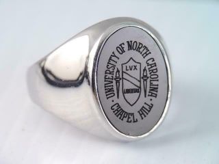 Vintage 1931 University Of North Carolina Chapel Hill Intaglio School Ring