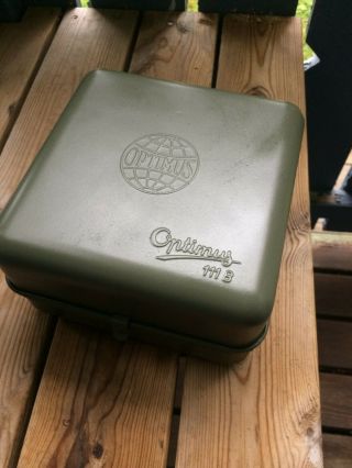 Optimus No.  111 Tourist Stove From Sweden.  Military Color.