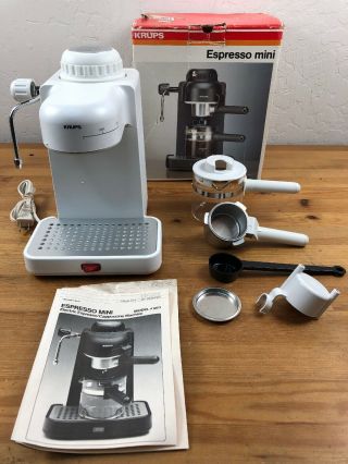 Krups Espresso Mini 963 Cappuccino Machine Coffee Maker Vintage 1993 Switzerland