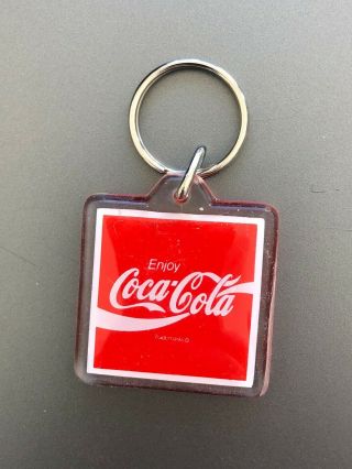 Vintage Enjoy Coca Cola Logo Key Chain