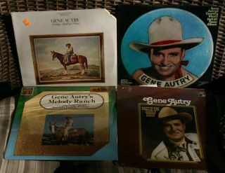 16 Different Lps Gene Autry Christmas,  Early Country,  Favorites,  Etc