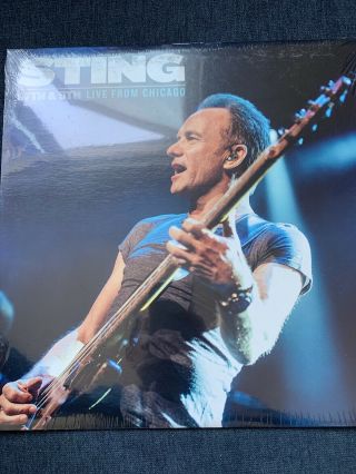 Sting Record Vinyl 57th And 7th Live From Chicago.