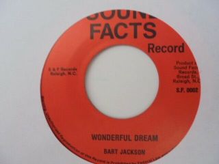 Bart Jackson Wonderful Dream Sound Facts Northern Soul 45 Hear