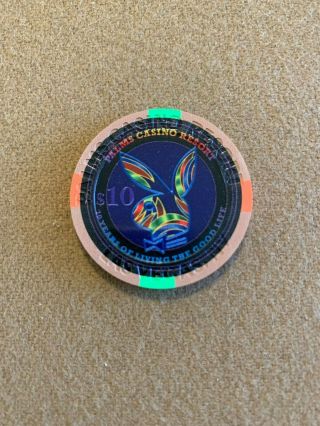 $10 Palms Vegas (celebrating 10 Yrs) Playboy Bunny Must Have Uncirculated