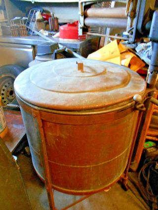 Antique Washing Machine Easy Brand Vacuum Electric Copper Wringer Washer