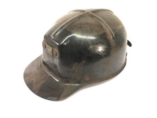 Vintage Msa Comfo Cap Tiger Stripe Coal Miners Hard Hat Low Vein Mining Helmet