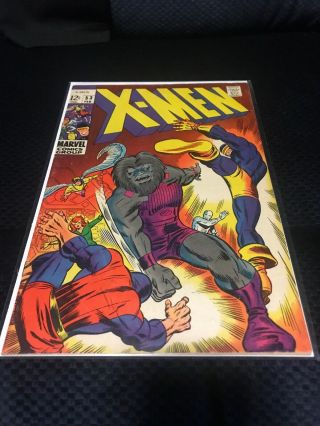 Uncanny X - Men 53 Silver Age Comic Book Barry Smith Art F,  Beauty Wow