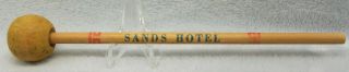 Vintage Sands Hotel Casino Las Vegas Nevada Wooden Table Knocker