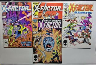 X - Factor Comic Books 1,  2,  5,  6