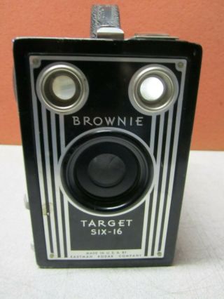 Vintage Box Camera: Eastman Kodak Art Deco Brownie Target Six - 16
