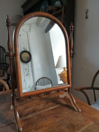 Fantastic Edwardian Harwood Cheval Dressing Table Mirror