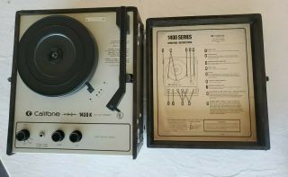 Vintage Califone 1430k Solid State Phonograph Record Player Hb - 03729