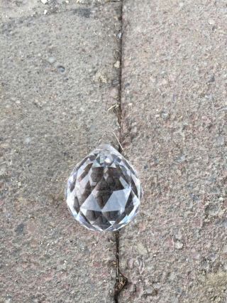 Antique Faceted Glass Crystal Balls Prism For Chandelier