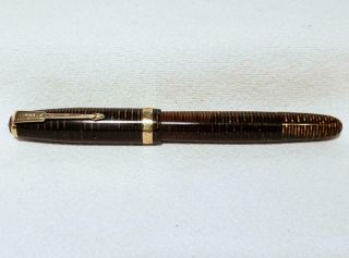 Vintage Parker Canada Golden Pearl Vacumatic Fountain Pen 14k Gold Nib