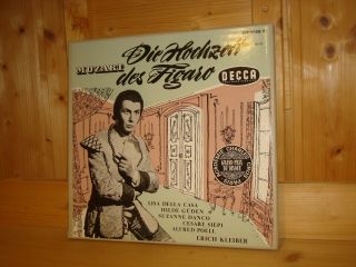 Lxt 5088/91 Mozart Le Nozze Di Figaro Erich Kleiber Orig Decca 4 Lp Box B/g