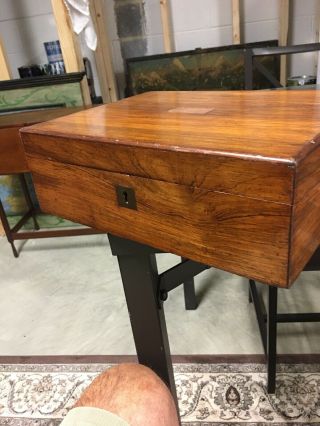Antique Portable Mahagony? Rosewood? Writing Desk