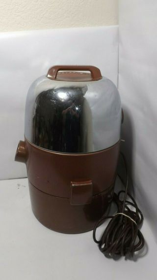 Vintage Rainbow Rexair Model D Vacuum Cleaner Canister & Basin Only - A207