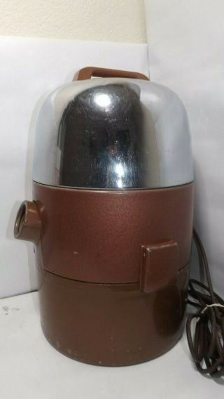 Vintage Rainbow Rexair Model D Vacuum Cleaner Canister & Basin only - A207 2