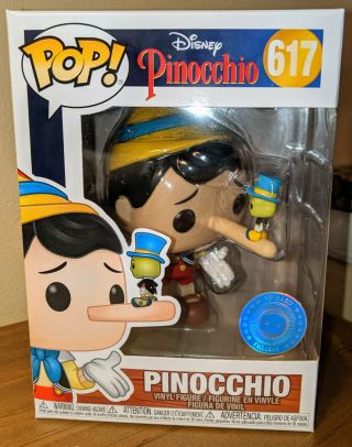 Funko Pop Disney: Pinocchio With Jiminy Cricket 617 - Pop In A Box