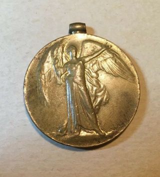 Vintage Ww1 Victory Medal “the Great War For Civilisation” 1914 - 1919