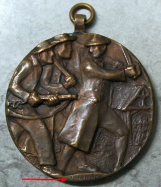 Rare Orig Austria Kuk Ww1 Memorial Medal Bregenz 1oo Years Of Liberation 1909