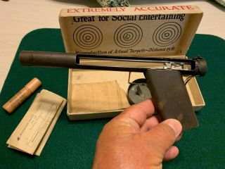 Bullseye Pistol Vintage BB Gun/pistol Pat.  1923 Rawlins,  WY by CL BUNTEN 3