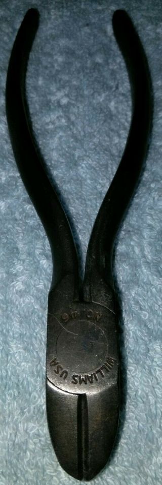 Vintage Williams Owned By Snap - On Tools Usa 46 Side Wire Cutters Pliers