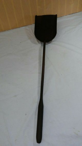 Antique Hand Forged Metal Coal /ash Shovel Stove/fireplace/fire Pit/scoop/spade