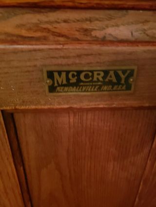 Antique Mccray Oak Ice Box Cabinet 3