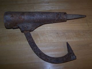 Vintage Peavey Logging Tool Head Log Roller Cant Hook Dog - Barn Find
